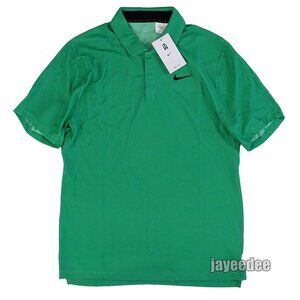 NIKE GOLF TIGER WOODS PIQUE POLO SHIRT CUSTOM ATHLETE EXCLUSIVE DR5314-324 GREEN